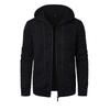 Men's Casual Jacquard Knit Hoodie Cardigan