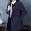Short trench coat textured coat spring fashion high sense spring and autumn women's clothing autumn women's