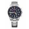 VICTORINOX FIELDFORCE CHRONO Wristwatch, Stainless Steel Case (316L), Blue Dial, Stainless Steel Bracelet, Gift Item 241857