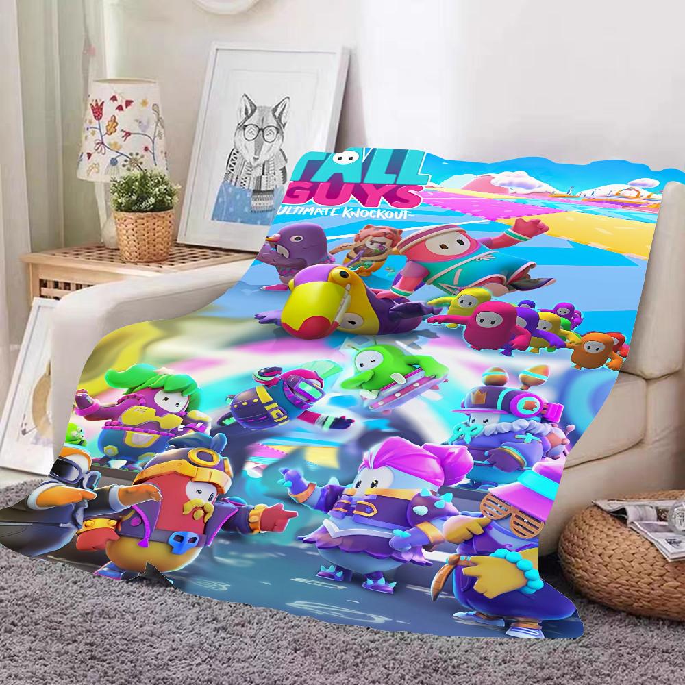 Game F-Fall Guys Blanket Design Lightweight  For Dorms, Naps, Living Room, Office,Sofa,All-Season