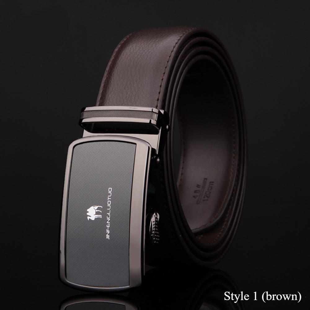 Автоматическая пряжка из натуральной воловьей кожи, деловой мужской ремень, мужской ремень из натуральной кожи, ремень для брюк 130cm