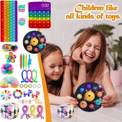 Set de 33 de piese de jucării senzoriale de decompresie pentru copii sau adulți