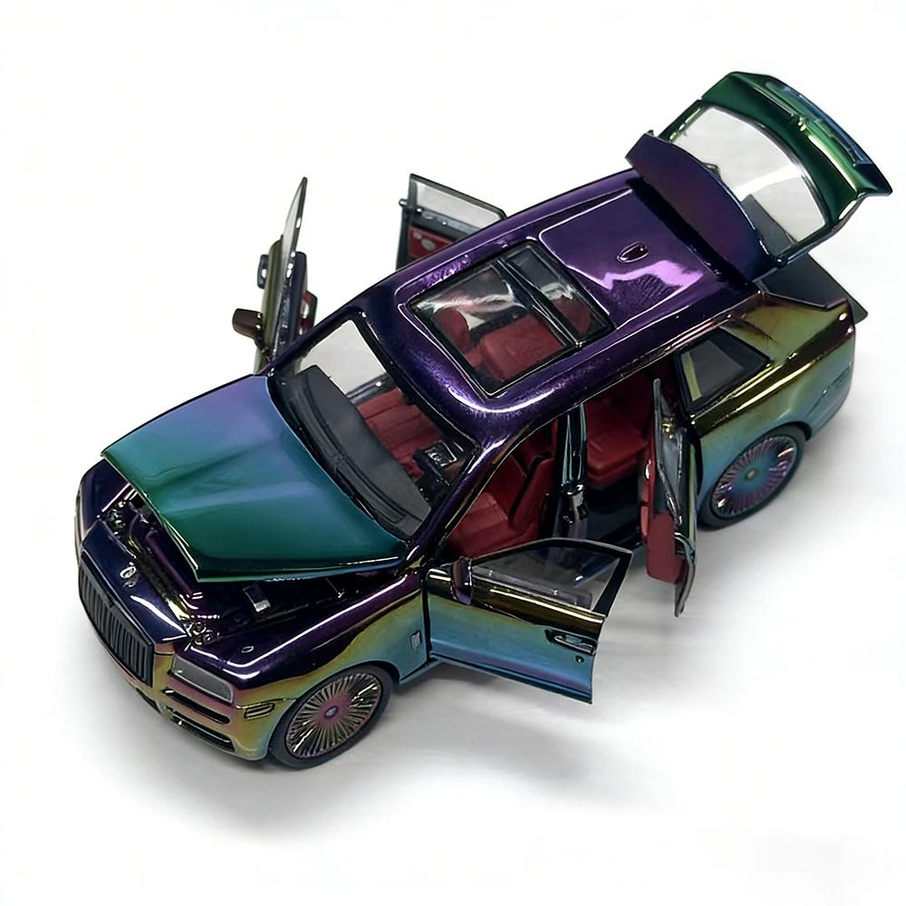 1:64 Scale Cullinan Simulation Alloy Static Die-Cast Car Model Fan Collectible Holiday Gift Home Decoration