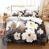 Elegant Flowers Comfortable Duvet Quilt Cover Pillowcase Bedding Set Children Bedroom Decoration Home Textile