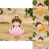 Adorable Resin Blessing Buddha Car Ornament For Home And Office Desk Decoration
