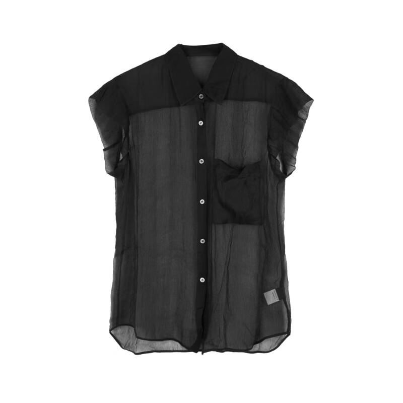 JNBY 100% Mulberry Silk Loose-Fit Women's Commuter Shirt