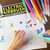 Electric Watercolor Spray Pen Children'S Hand-Painted Color Paintbrush Washable 12 Color Spray Pen Children'S Christmas Gift Set