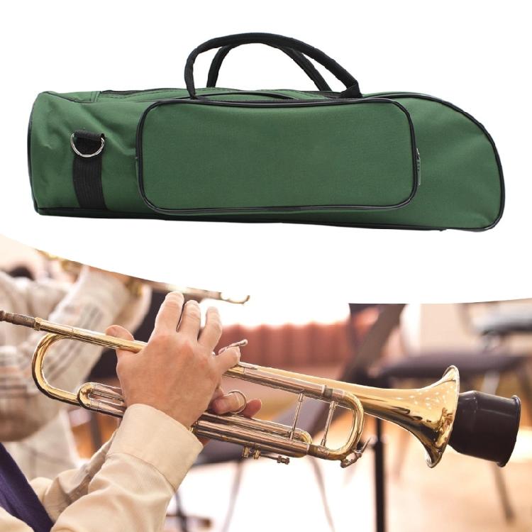 Ergonomic Trumpet Carrying Bag Waterproof Oxford Cloth Trumpet Case Gig Bag Brass Instrument Parts Accessories