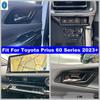 Carbon Fiber Window Lift / Head Light / Handle Bowl / AC Air Vent Cover Trim Accessories For Toyota Prius 60 Series  - 2025