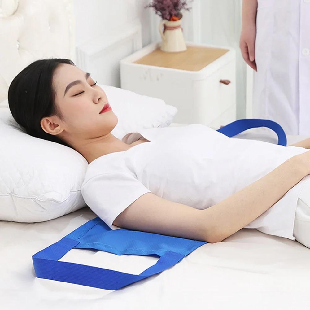 Elderly Disabled Transfer Belt Bed Nursing Shift Pad Turn Over Auxiliary Belt Bedridden Patient Transport Carrying Mobile Belt