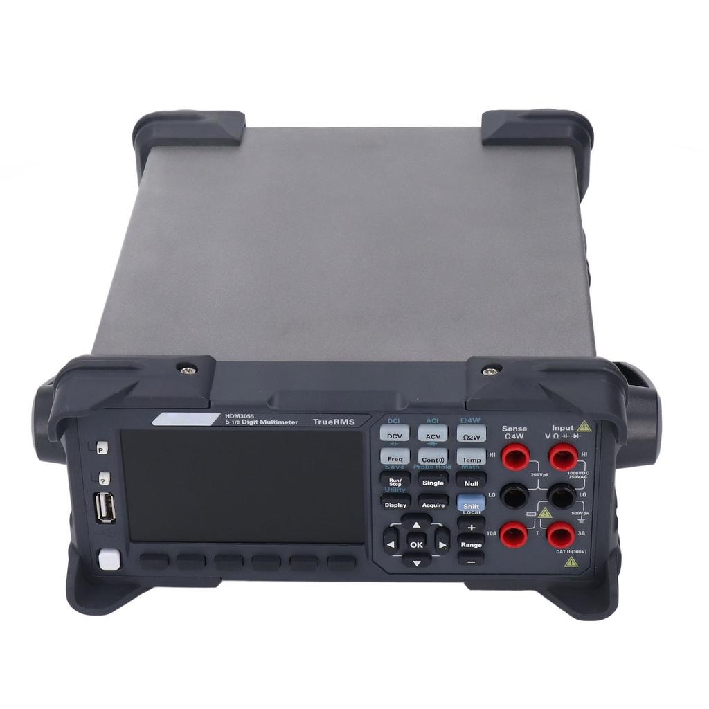 LCD Dual Display Digital Multimeter High Accuracy 5 1 2 Digit Desktop Multimeter Set 100‑240V US Plug