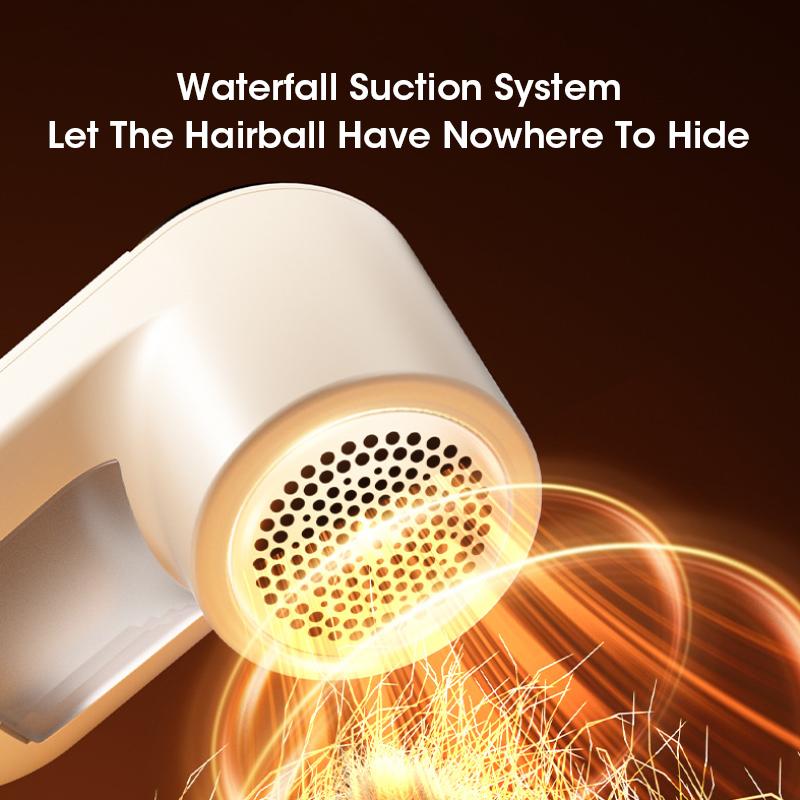 Rechargeable Portable Electric Lint Remover with LED Display for Clothing Fuzz and Pellet Removal