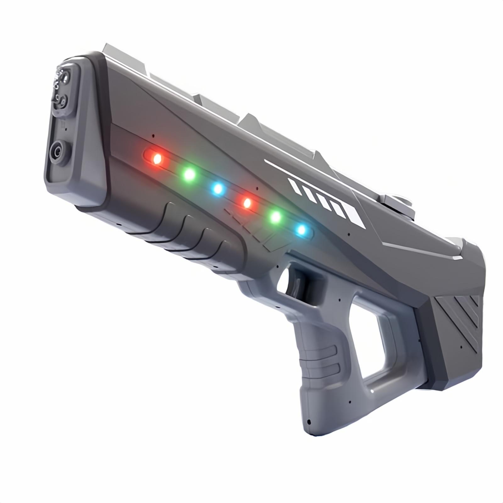 

Electric Water Toy With LED Lights, Rechargeable Automatic Squirt Toy For Kids Adults, High Power Long Range Water Blaster For Summer Pool Party One Size