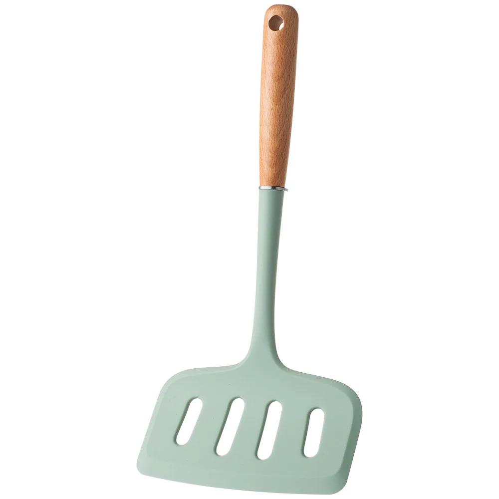 1PC Silicone Spatula Beef Meat Egg Kitchen Scraper Wide Pizza Shovel Cooking Utensils Non Stick Frying Spatula Kitchenware Tools