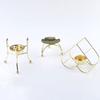 Electroplating Golden Candle Holders Wedding Decoration Accessories Candlesticks For Candelabro Centerpiece Vintage Living Room