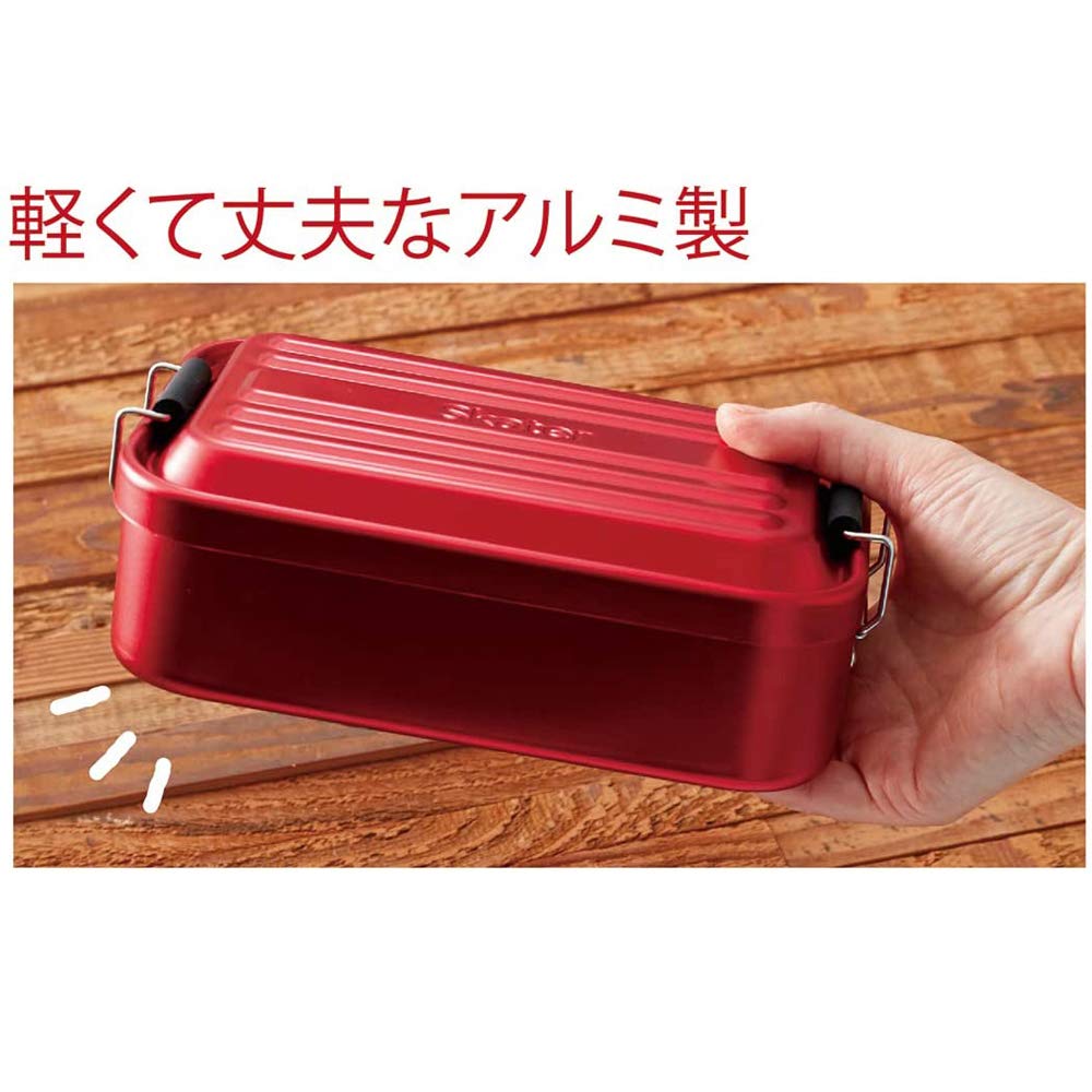 Skater Aluminum Lunch Large for AFT10B Box, 1000ml, Capacity, Men, Silver,