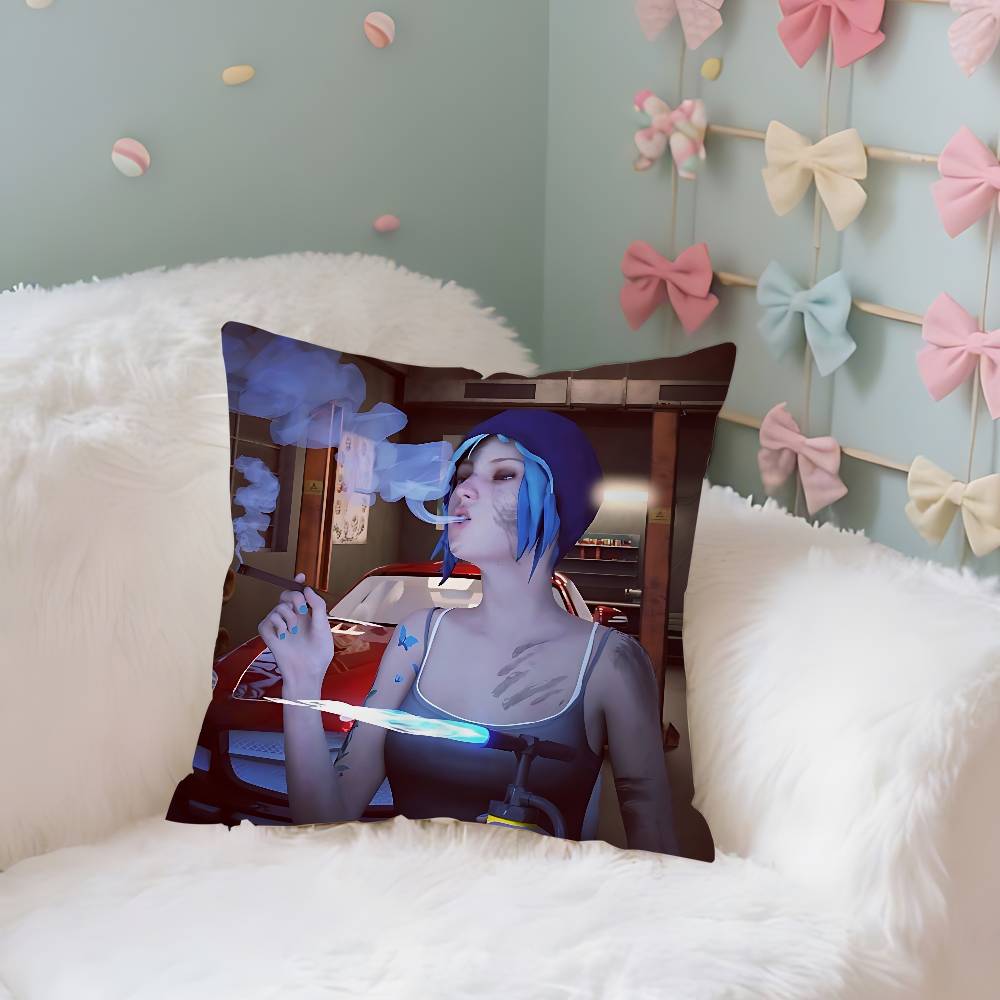 

Cool Game LLife Is Strange Pillow Case Throw Pillow Cover Nordic Vintage Style Cushion Covers Home Living Room Sofa Couch Seat 40x40 cm