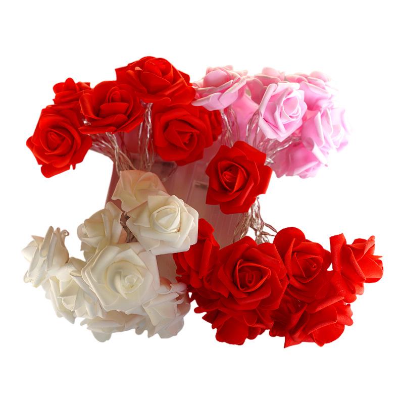 LED Rose String Lights for Valentine's Day, Weddings, and Proposals – Romantic Fairy Lights Decoration