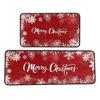 Cross-border Christmas Holiday Anti-Slip, Dirt-Resistant Kitchen Floor Mats – Long, Oil-Absorbing, Decorative Door Foot Mats