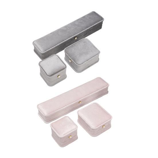 Velvet Jewelry Box, with Shock-Proof Lining Hard Case, Protects Jewelry from Oxidation And Scratches Jewelry Organizer