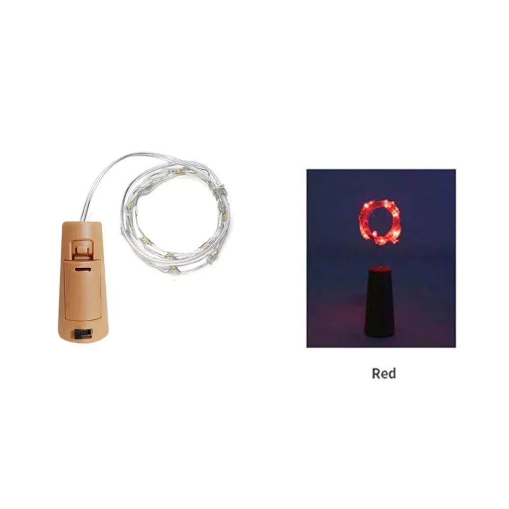 LED Wine Bottle Lights Copper Wire Cork  String Lights waterproof  Garland DIY Fairy Lights Bar Christmas Wedding Decoration