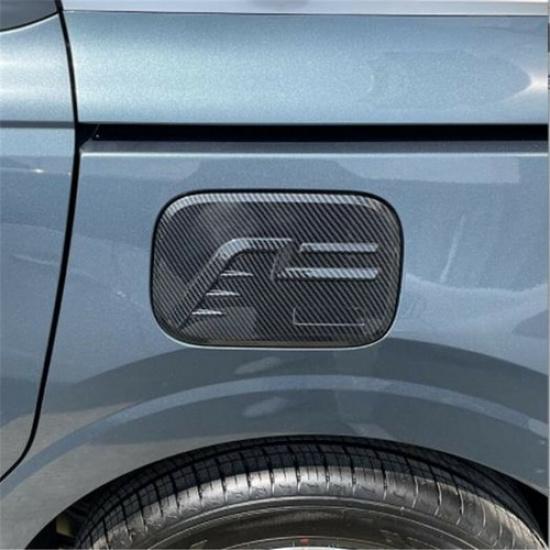 Carbon Fiber Car Fuel Tank Oil Gas Cap Cover Trim For Kia Carnival 2021 2022