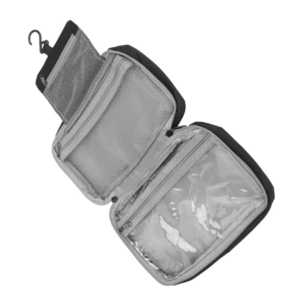 With Multiple Zipper Pockets Travel Hanging Toiletry Bag Compact Folded Portable Makeup Bag Toiletry Wash Organizer Pouch