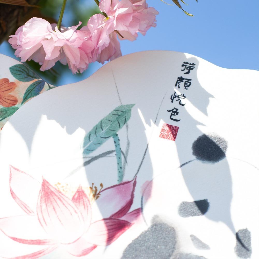 High Quality Xuan Paper Classical Dance Fan Bamboo Colorful Dance Performance Props Hand Fan Home Decoration Gift Female