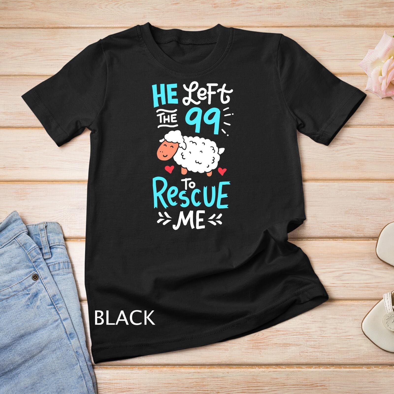 Christians T-Shirt Mens Womens Tees Top Religious Bible Quotes Tshirt Sheep Shirt Unisex T-Shirt Mens Womens Tees Top M