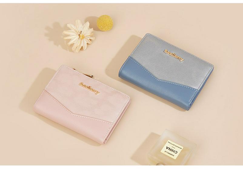 Women's Short Style Wallet: Multi-Card Slot, Large Capacity, Luxury Coin Purse for Students