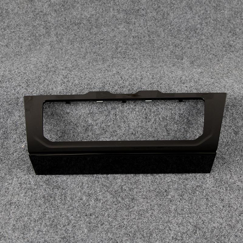 For VW Passat B8 LCD Touch Screen Air Conditioning Panel Decorative Frame Painted Black 3GD863042A