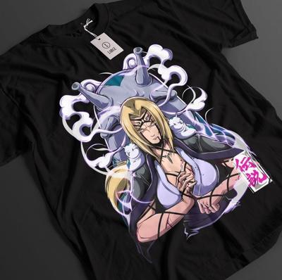T-shirt Naruto T-shirt Tsunade T-shirt Jiraya T-shirt Orochimaru Anime Sakura T-shirt Unisexe