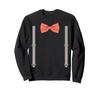 Suspenders and Bow Fun for Weddings and Special Sweatshirt Tie, Occasions,