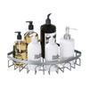 New light luxury bathroom non-punching triangular rack, toilet wall-mounted storage rack, toilet rack