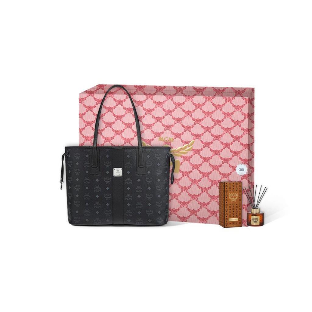 New MCM Liz Visetos Shoulder Bags MWPCSVI01BK001