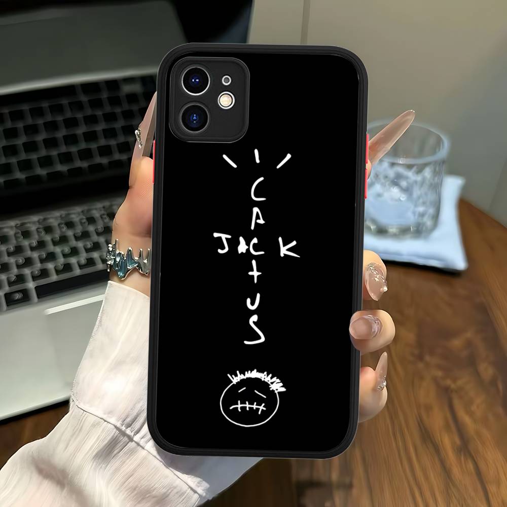 

T-Travis S-ScottS Astroworld Matte Clear TPU Phone Cases For IPhone 16 15 14 13 12 11 Pro Max X XS Max Cover iphone 15