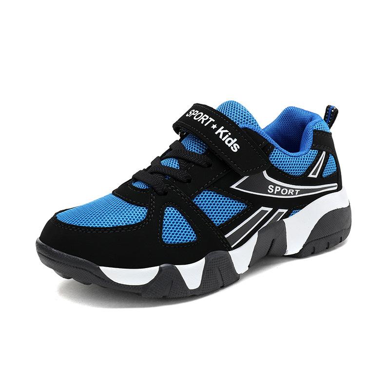 Boys Shoes 6-12 Years Old Children's Sports Shoes Spring and Autumn Breathable Wear-resistant Non-slip Middle and Older Children's Running Tide Shoes