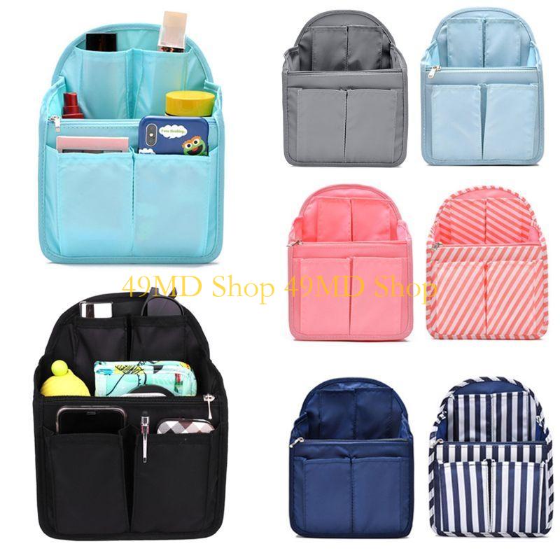 49MD Backpack Insert Bag Gadget Multi-Pocket Handbag for Case
