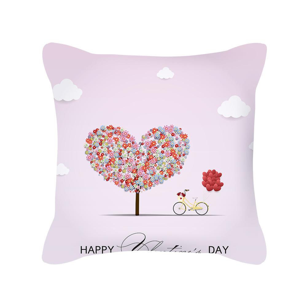 Home Decor Bedroom Pillowcases Valentine's Day Pink Girly Pattern Pillowcases