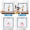 PULUZ 40cm Portable Photo Booth Light Box with 3 Color Temperatures, Soft Lighting Cloth, 12 Color Backdrops, and Adjustable White/Soft/Warm Lighting