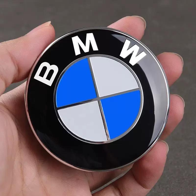 4 Pieces of 56/65mm Car Badge Wheel Center Cover Stickers and Wheel Hub Cover Stickers, Suitable For BMW E60 E36 E34 X6 F10 F20