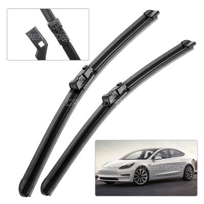 For Tesla Model S 2012-2025 2017 2018 2019 2020 2025 2025 Wiper Front Wiper Blades Windshield Windscreen Window Brush 28"+17"