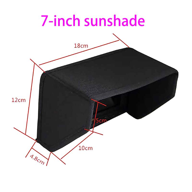 

7/10-дюймовий Монітор Сонцезахисний Козирок для Телевізора Кіно Відео Дисплея Клітка Захисна Кришка Світлозахист Блок Маска для Екрана Сонцезахисний Козирок 18*12*4.8cm