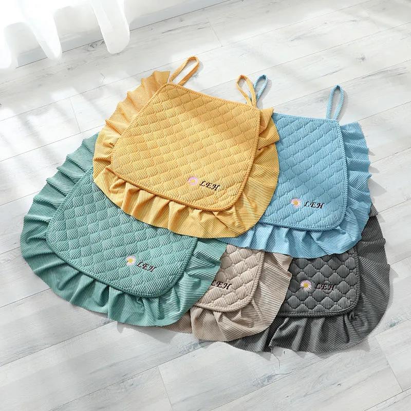 Dining Chair Cushion Four Seasons General Plush Chair Cushion Thickened Anti-slip Strap Stool Cover Cushion