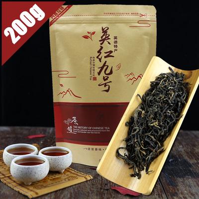China Cha Yinghong No.9 Chá Preto Famoso Chá de Folha Preta Yingde Chá Vermelho 200g