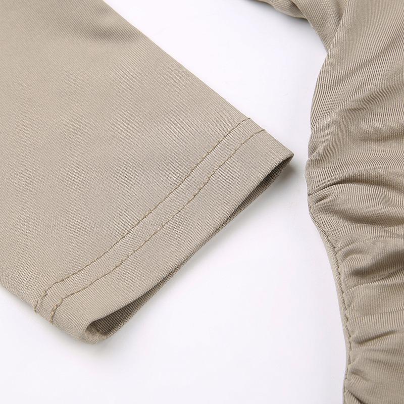 Hooded T-shirt Women's Slim Fit Long Sleeved Short Top