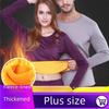 Unisex Plush Mink Warm Suit: Plus Size Thermal Set for Autumn/Winter