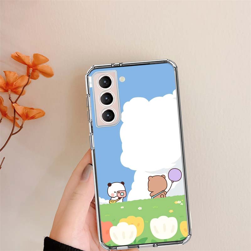 Cute BuBu DuDu Clear Phone Cases for Samsung S26 Ultra Galaxy S25 Edge S24 S23 FE S21 Plus S20 S22 S10 Cover Patterned Compatibl