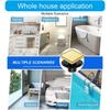 Modern Square Floor Drain for Bathroom 4 Inch Floor Drain Contemporary 4 Inch Square Shower Drain Quick Installation