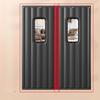 Solid Color Winter Door Curtain Thicken Quilted Blackout Curtains Heavy Duty Living Room Thermal Insulated Drapes Anti-cold